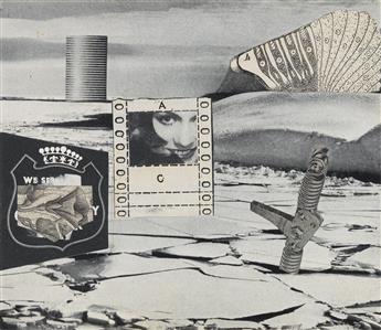 JOSEPH SOLMAN Group of 15 collages.